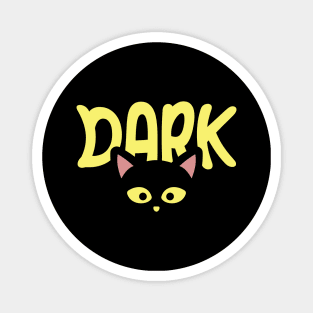 Dark Cat Magnet